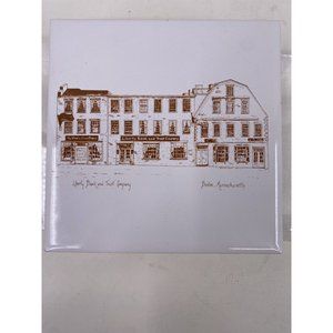Boston, Massachusetts Liberty bank & Trust Company Ceramic Wall Tile (A2)